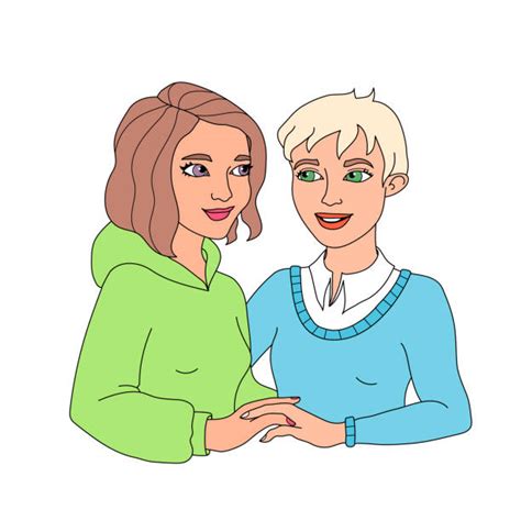 250 Lesbian Couple Holding Hands Stock Illustrations Royalty Free Vector Graphics And Clip Art