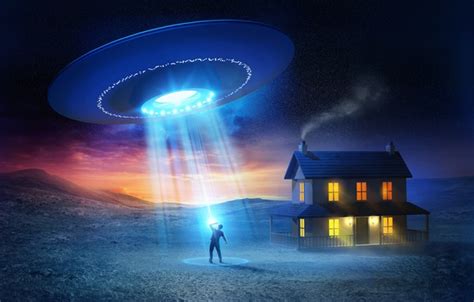 We have 62+ amazing background pictures carefully picked by our community. Wallpaper house, people, UFO, UFO, flying saucer, abduction images for desktop, section ситуации ...