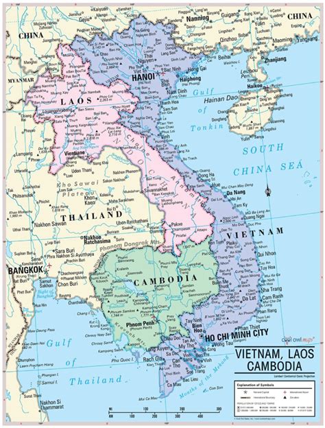 Map Of Vietnam Showing Provinces Of Ben Tre And Tra Vinh Highlighted In