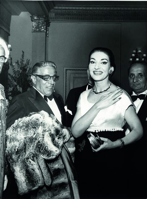 Maria Callas Aristotelis Onasis Party At The Dorchester London 1959