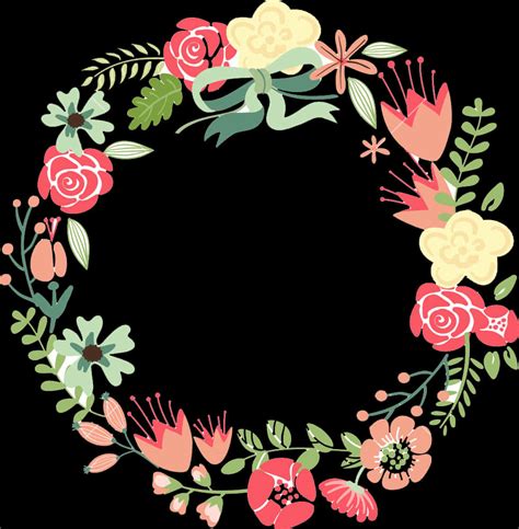 Download Floral Wreath Vector Graphic