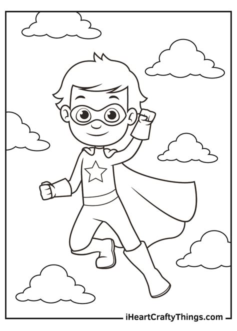 Superhero Coloring Pages Updated 2021