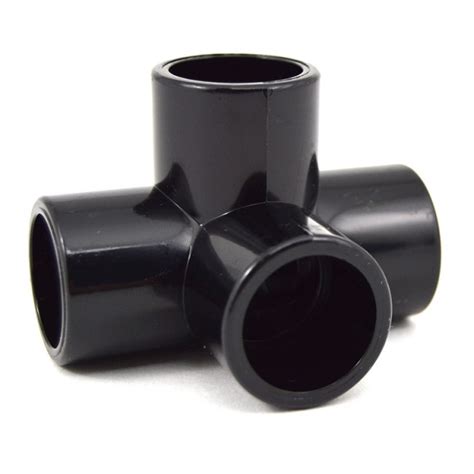 12 4 Way Black Pvc Furniture Fitting Buy Today