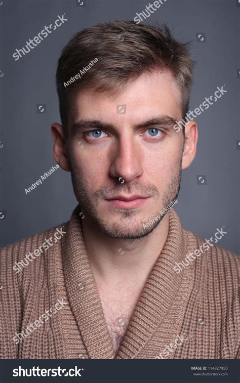 Portrait Young Good Looking Male Model Stock Photo 114827950 Shutterstock