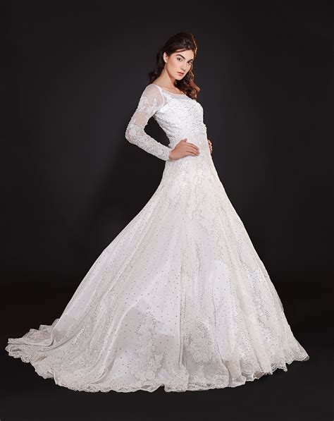 Beauitfully Hand Crafted Wedding Gown From Soucika By Kamal Raj