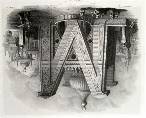 Beautiful Architectural Alphabet Engravings Should Be Built For Real