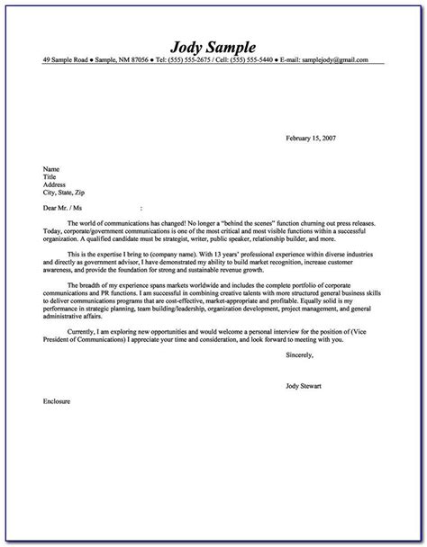 Pictures Of Cover Letters For Resumes Resume