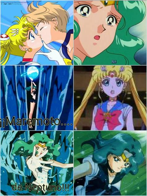 Sailor Moon Kiss Sailor Uranus Sailor Neptune Sailor Moon Character Sailor Neptune