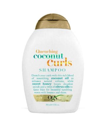 If it feels like you could start a fire just by touching your hair, then you need a deeply how to choose the best shampoo for curly hair. Best Curly Hair Product No. 14: OGX Quenching Coconut ...