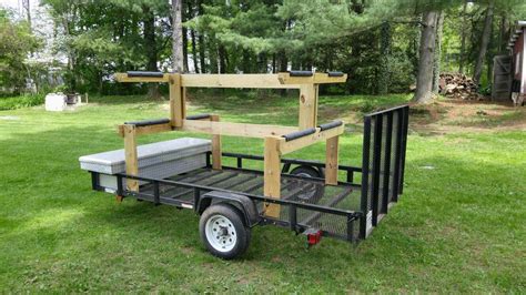 Here is another kayak rack that is great for outdoor use, especially if you have multiple kayaks. DIY Kayak Trailer | Kayak trailer, Kayaking, Kayak fishing diy