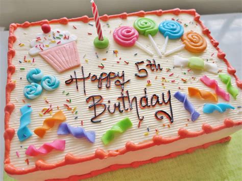 Dolcelli Food Specialties Rectangular Birthday Cakes