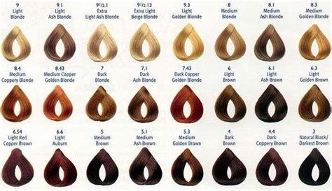 Linestorm Writing Those Stories Untold Hair Color Reference Chart