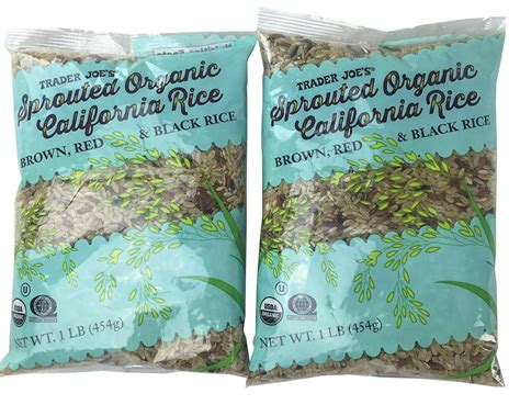 Trader Joes Sprouted Organic California Rice 2 Pack Buy Online In