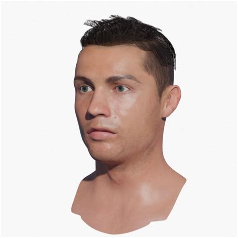 Cristiano Ronaldo Head 3d Model Turbosquid 1772061