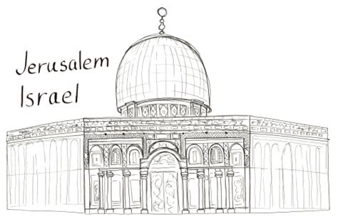 Jerusalem Coloring Page
