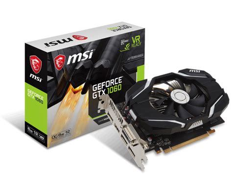 Overview Geforce Gtx 1060 6g Oc Msi Global The Leading Brand In