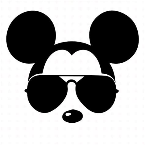 Mickey Mouse Head Silhouette Svg 330 Svg Images File