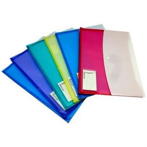 Office Stationery File Folder Clear Plastic Document Holder Plastic