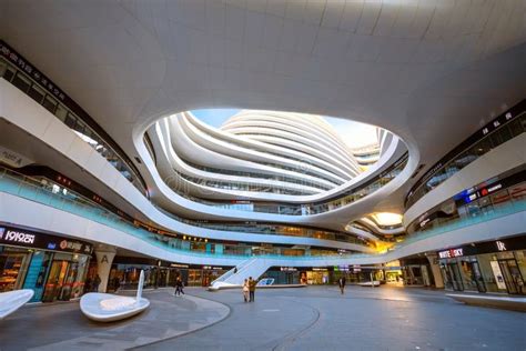 Galaxy Soho Building In Beijing China Editorial Stock Photo Image Of