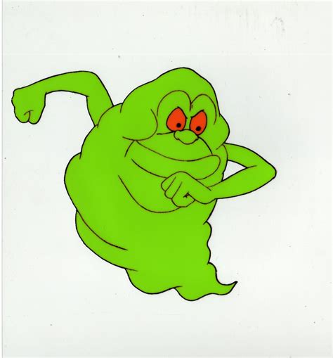 Real Ghostbusters Slimer Animation Cel 1 Ghostbusters Slimer The