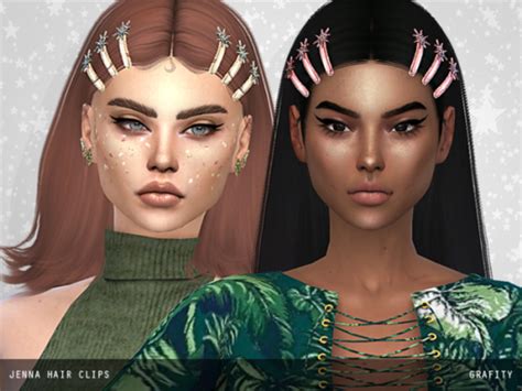 Grafity Hair Clips Sims 4 Sims