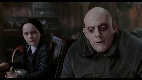 Inside the house, all the ordinary rules of human nature are reversed, as when the mother finds her daughter going after a little brother with a kitchen. The Addams Family (1991) - Siblings - YouTube