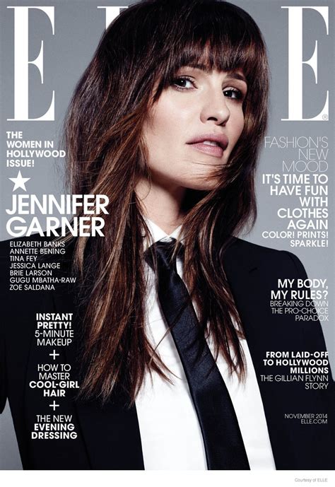 Elle Taps Tina Fey Jennifer Garner Jessica Lange For November Issue