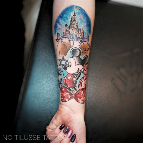 Forearm Disney Tattoo Theme By No Tilusse Tattoo Disney Tattoos