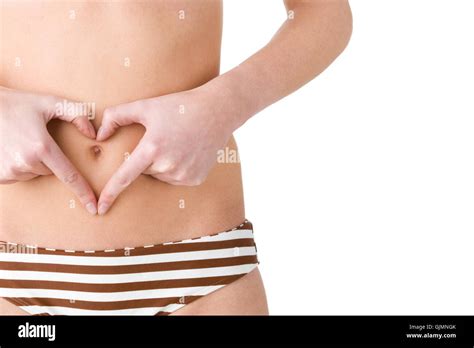 Woman Belly Tummy Stock Photo Alamy