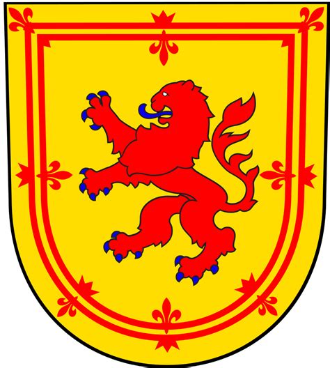 Das königliche wappen schottlands war das offizielle wappen der könige schottlands und des das hauptmotiv des wappens wurden bereits im jahr 1332 festgelegt, ein verzeichnis im londoner. File:Coat of arms of Scotland.svg - Wikimedia Commons