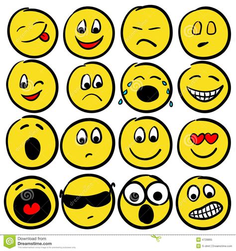 Collection of smiles stock vector. Illustration of confusion - 4728865