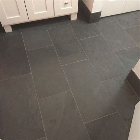 Montauk 12 X 24 Slate Stone Look Wall And Floor Tile In 2020 Grey