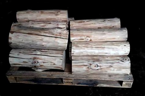 Troncos Semisecos Sin Corteza Woodna Madera Natural