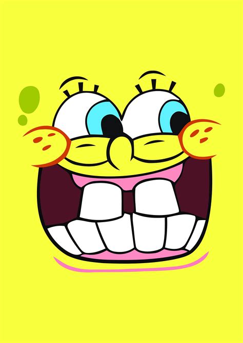 Printable Spongebob Face