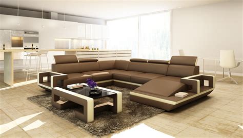 Descubre los nuevos y modernos juegos de sala modelos exclusivos elegantes unicos. Divani Casa 5102 Modern Bonded Leather Sectional Sofa