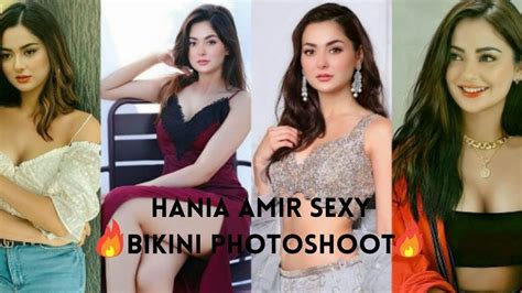 Hania Amir Sexy Bikini Photoshoot Bold Scene Video Youtube
