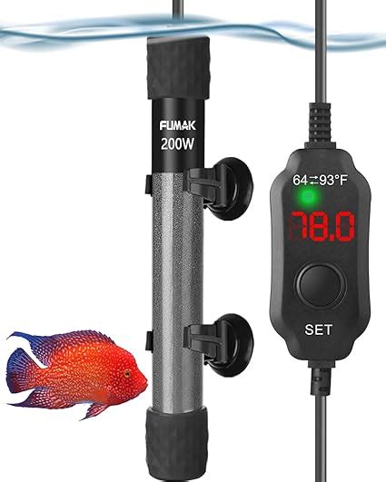 Kulife Fumak 200w Adjustable Aquarium Heater Super Short