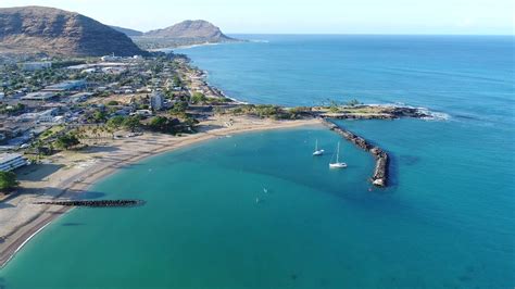 Pokai Bay Anchorage Oahu Hawaii Right Next To Waianae On The West Side