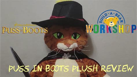Build A Bear Puss In Boots Plush Review Youtube