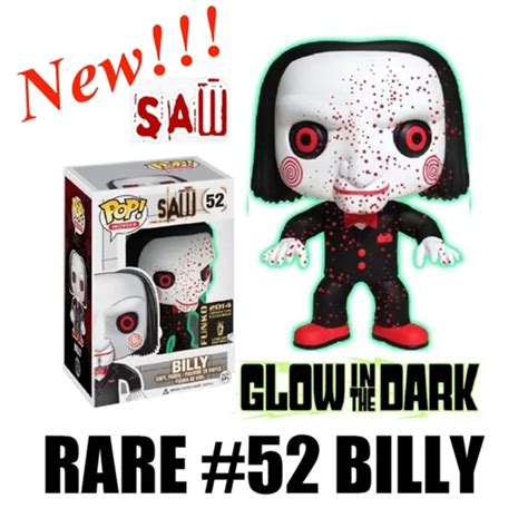 Funko Pop Movies Saw Toys Billy 52 Luminous Vinyl Doll Action Figures