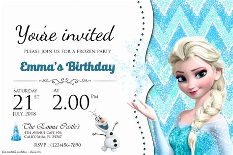 Frozen Elsa Birthday Invitation X Invitation Card Elsa My Xxx Hot Girl