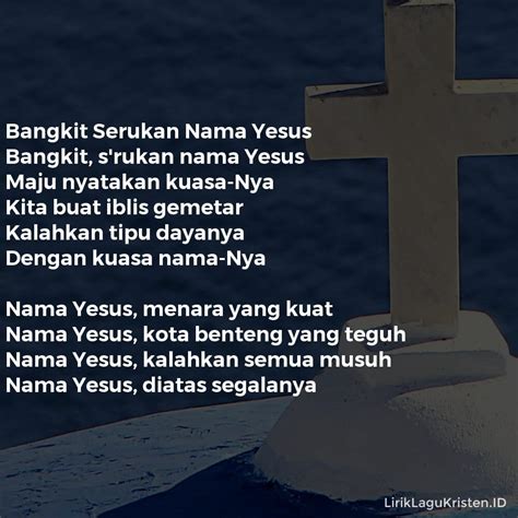 Chordify is your #1 platform for chords. Bangkit Serukan Nama Yesus • LIRIK LAGU KRISTEN