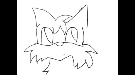 I Draw Tails From Sonic The Hedgehog Youtube