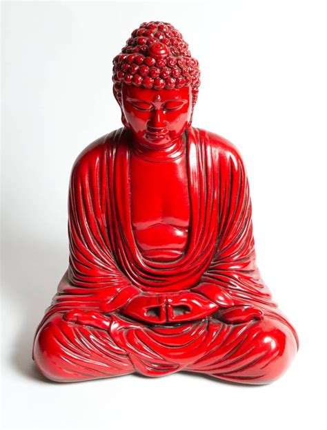 Interesting Red Buddha Statue At 1stdibs Red Buddah Red Budha