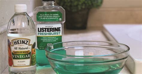 Listerine And White Vinegar Foot Soak Recipe