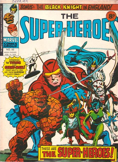 Super Heroes Uk Comic Book By Marvel Uk Title Details
