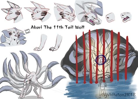 Naruto Oc Akari Tail Beast Character Study By Whitefox2k18 On Deviantart