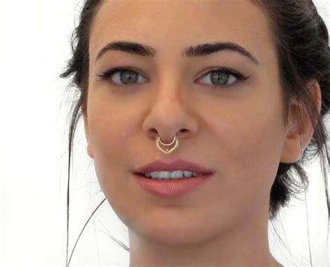 Septum Rings 16g Septum Jewelry Septum Piercing Small Nose Gold Nose Rings Face Treatment