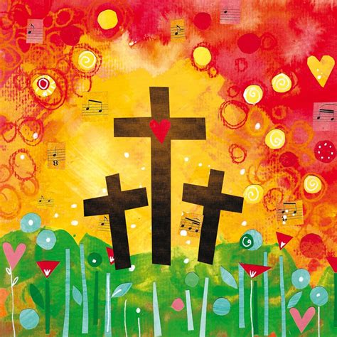 Three Crosses Pack Of 5 Easter Cards Free Delivery When You Spend £10