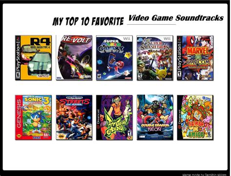 Top Ten Favorite Game Soundtracks By Marvelmeleechunli32 On Deviantart